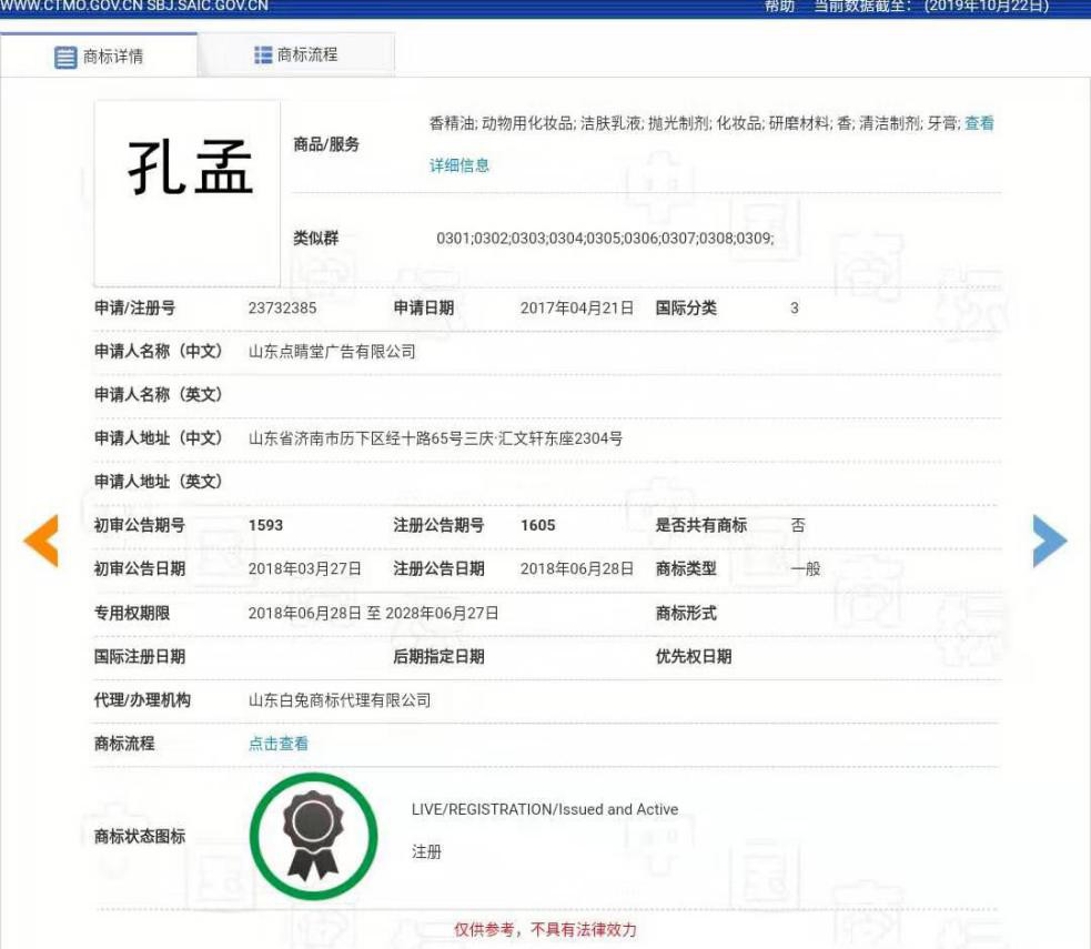 “孔孟”因不良影響被駁回，但這些商標(biāo)卻成功注冊了