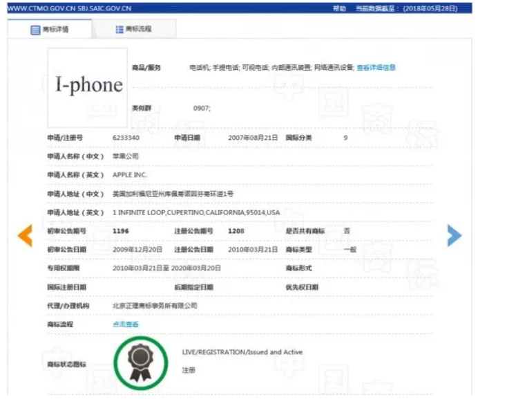 蘋果公司又買了一枚商標(biāo)，這次出了多少錢？